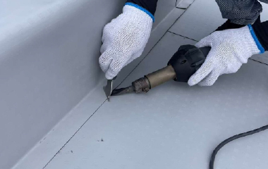 塩化ビニル樹脂系シート防水