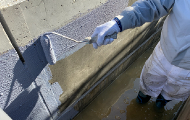 ポリマーセメント系塗膜防水